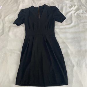 Black French Connection Fitted Short Dress